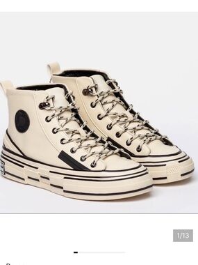 Prune Argentina Limited Edition Off White Cream hightop sneakers chuck converse
